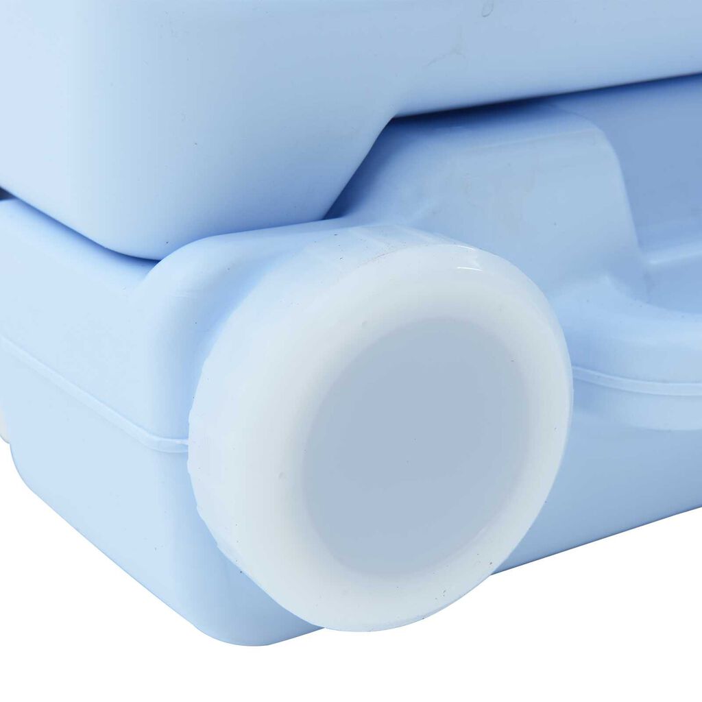 vidaXL Φορητή Τουαλέτα Κατασκήνωσης - 10L Δεξαμενή Φρέσκου Νερού & 10L Δεξαμενή Απορριμμάτων - Μπλε