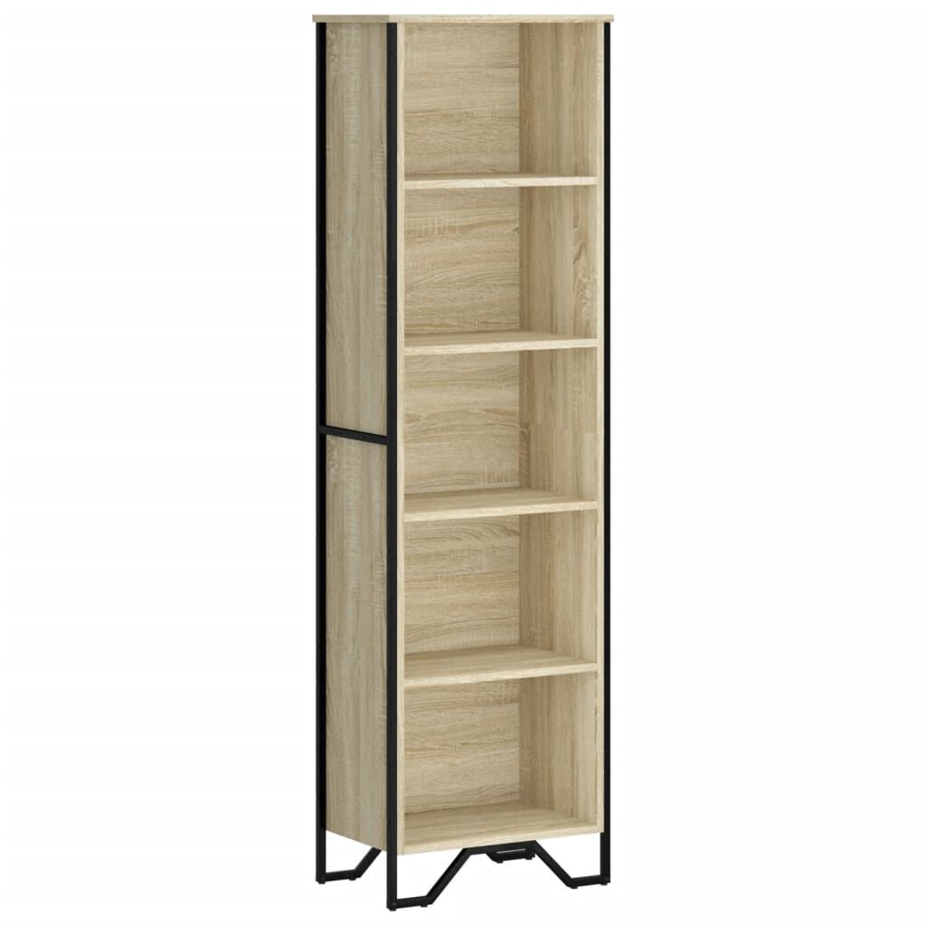 vidaXL Βιβλιοθήκη Sonoma Δρυς 50x31x169 εκ. από Επεξεργασμένο Ξύλο