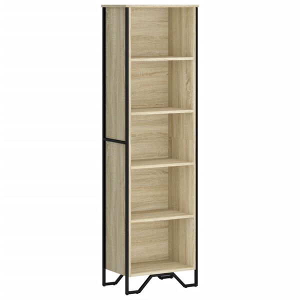 vidaXL Βιβλιοθήκη Sonoma Δρυς 50x31x169 εκ. από Επεξεργασμένο Ξύλο