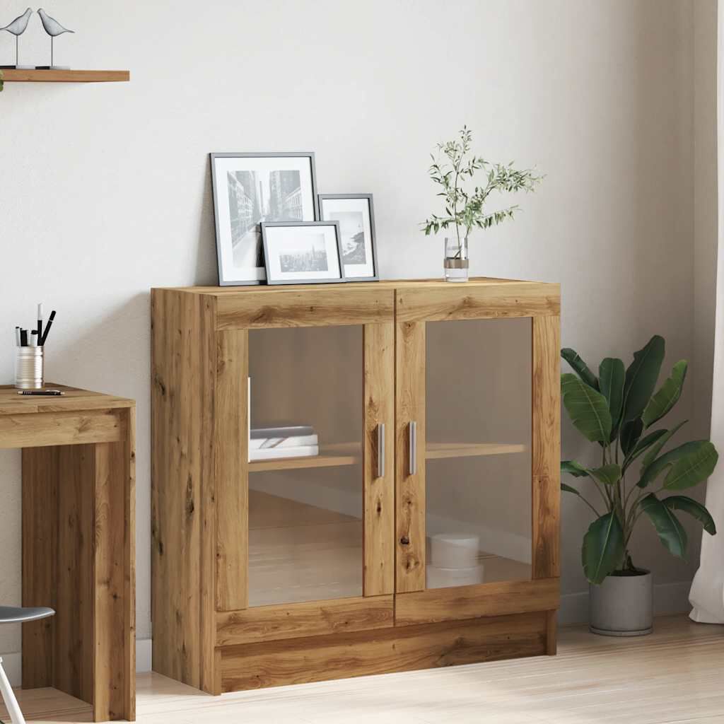 vidaXL Βιβλιοθήκη Artisan Δρυς 82,5x30,5x80 εκ. Επεξεργασμένο Ξύλο
