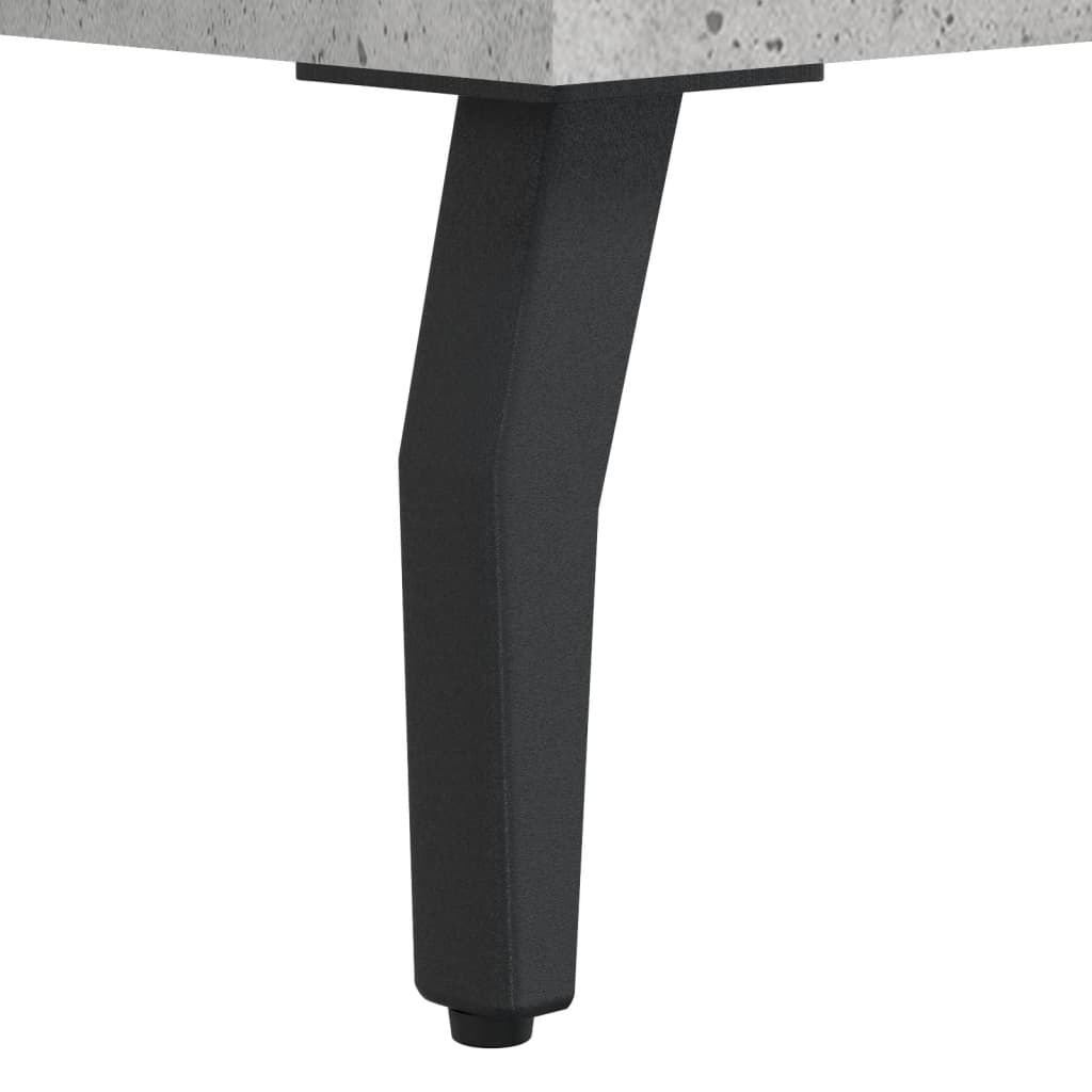 vidaXL Ντουλάπι Γκρι Σκυροδέματος 34,5x34x90 εκ. Επεξεργασμένο Ξύλο
