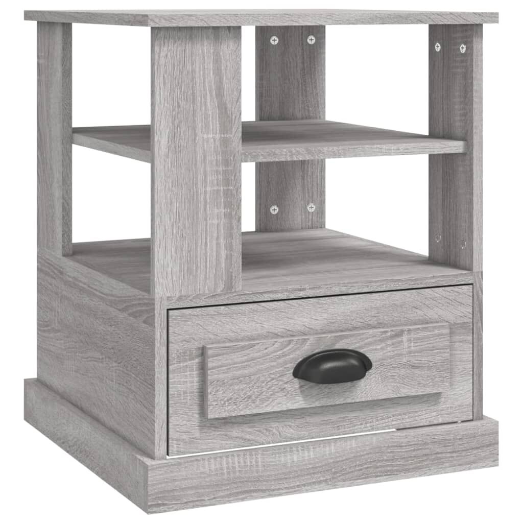 vidaXL Βοηθητικό Τραπέζι Γκρι Sonoma 50x50x60 εκ. Επεξεργασμένο Ξύλο