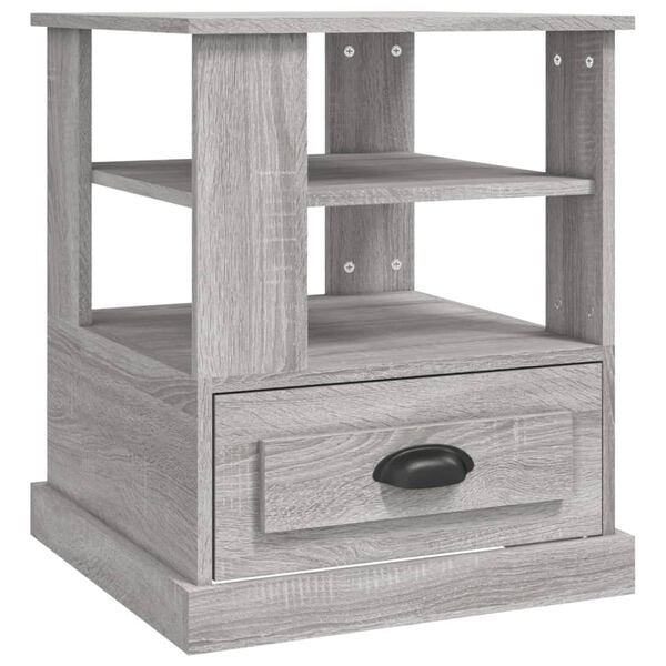 vidaXL Βοηθητικό Τραπέζι Γκρι Sonoma 50x50x60 εκ. Επεξεργασμένο Ξύλο