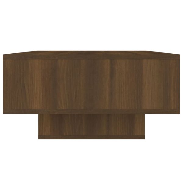 vidaXL Τραπεζάκι Σαλονιού Καφέ Δρυς 105x55x32 εκ. Επεξεργασμένο Ξύλο