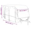 vidaXL Κάλυμμα τροχόσπιτου Γκρι 460x250x220 cm Μη υφασμένο ύφασμα