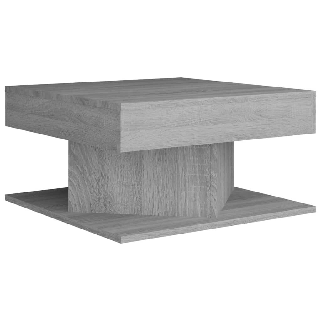 vidaXL Τραπεζάκι Σαλονιού Γκρι Sonoma 57x57x30 εκ. Επεξεργασμένο Ξύλο