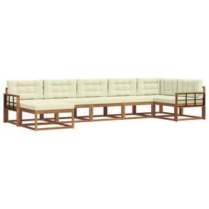 vidaXL &Sigma;&epsilon;&iota;&rho;ά &Kappa;&alpha;&nu;&alpha;&pi;έ &Epsilon;&xi;&omega;&tau;&epsilon;&rho;&iota;&kappa;&omicron;ύ &mu;&epsilon; &mu;&alpha;&xi;&iota;&lambda;ά&rho;&iota; 7 pcs &Phi;&upsilon;&sigma;&iota;&kappa;ό &kappa;&alpha;&iota; &Kappa;&rho;έ&mu;&alpha;