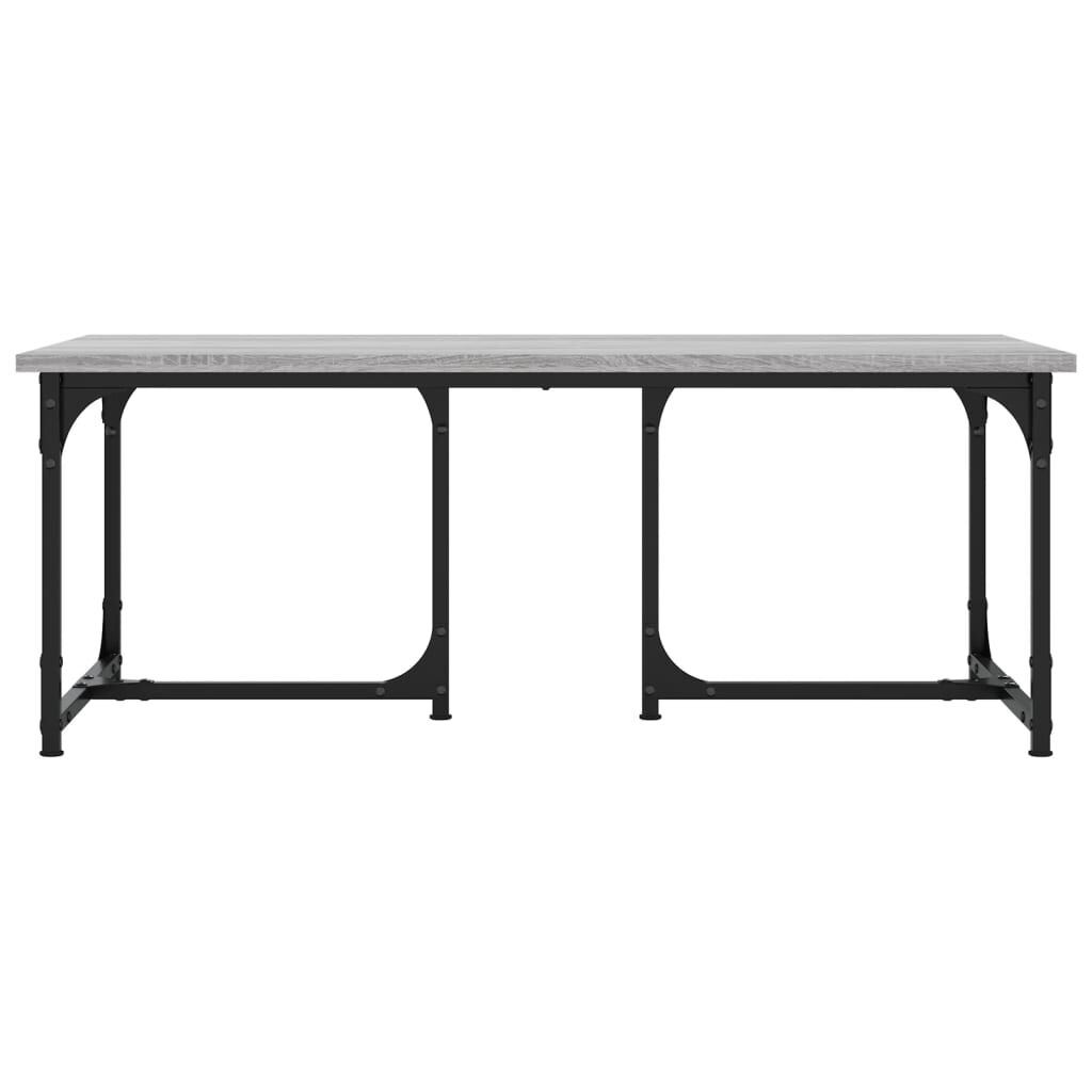 vidaXL Τραπεζάκι Σαλονιού Γκρι Sonoma 90x50x35 εκ. Επεξεργασμένο Ξύλο