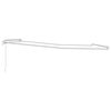 vidaXL Αντιανεμικό Λευκό 4,5 x 3,5 μ Μέταλλο