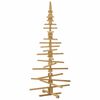 vidaXL Ξύλινο Χριστουγεννιάτικο Δέντρο Καφέ 180 cm Μασίφ ξύλο πεύκου