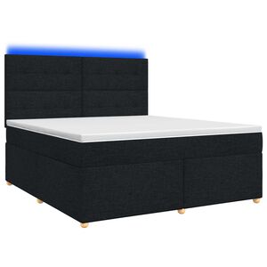 vidaXL &Kappa;&rho;&epsilon;&beta;ά&tau;&iota; box spring &mu;&epsilon; &sigma;&tau;&rho;ώ&mu;&alpha; &Mu;&alpha;ύ&rho;&omicron; 140 x 190 cm Ύ&phi;&alpha;&sigma;&mu;&alpha;