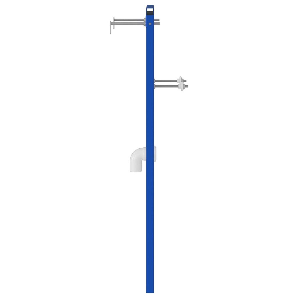 vidaXL Κρυφός Στήριγμα Τοίχου για Λεκάνη 50x112-136 εκ. Χάλυβας