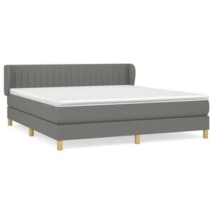 vidaXL &Kappa;&rho;&epsilon;&beta;ά&tau;&iota; Boxspring &mu;&epsilon; &Sigma;&tau;&rho;ώ&mu;&alpha; &Sigma;&kappa;&omicron;ύ&rho;&omicron; &Gamma;&kappa;&rho;&iota; 160x200 &epsilon;&kappa; &Upsilon;&phi;&alpha;&sigma;&mu;ά&tau;&iota;&nu;&omicron;