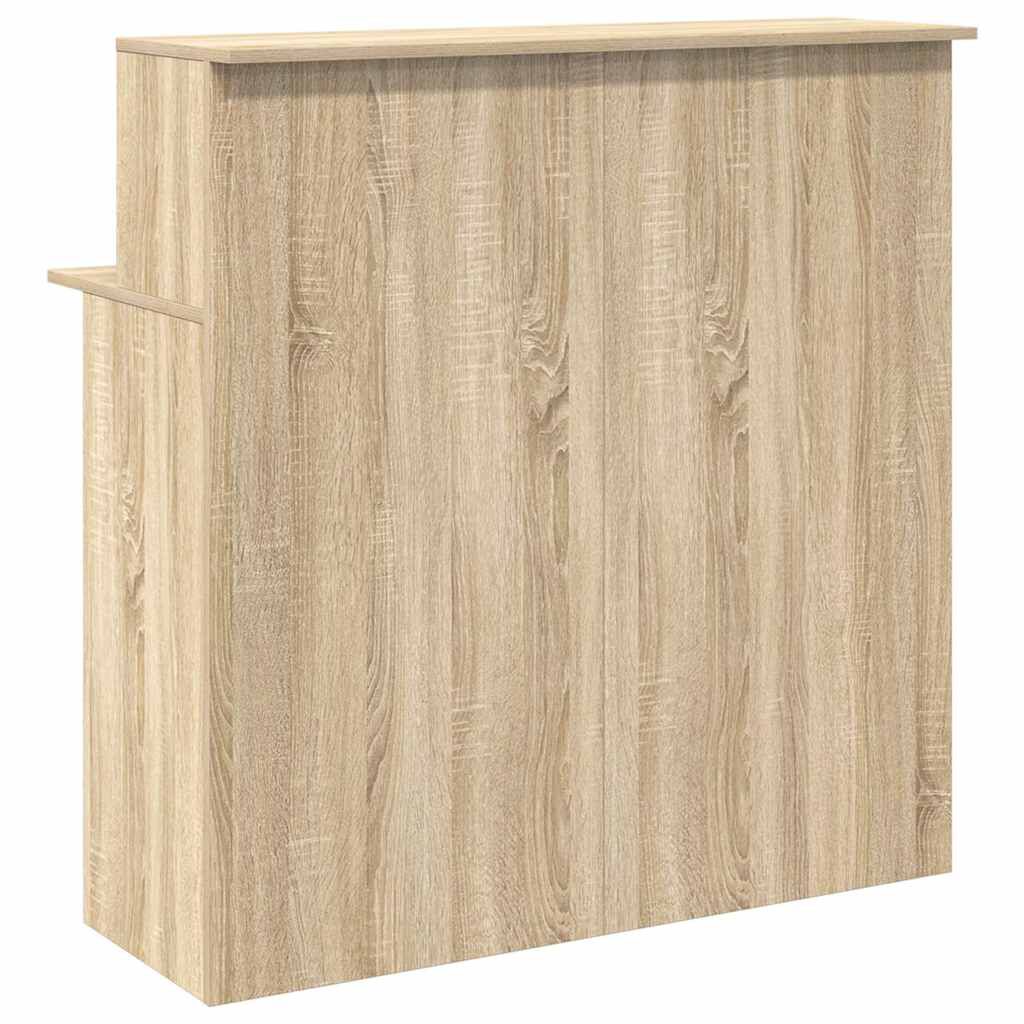 vidaXL Γραφείο υποδοχής Sonoma Δρυς 100x50x103,5εκ. Επεξεργασμένο Ξύλο