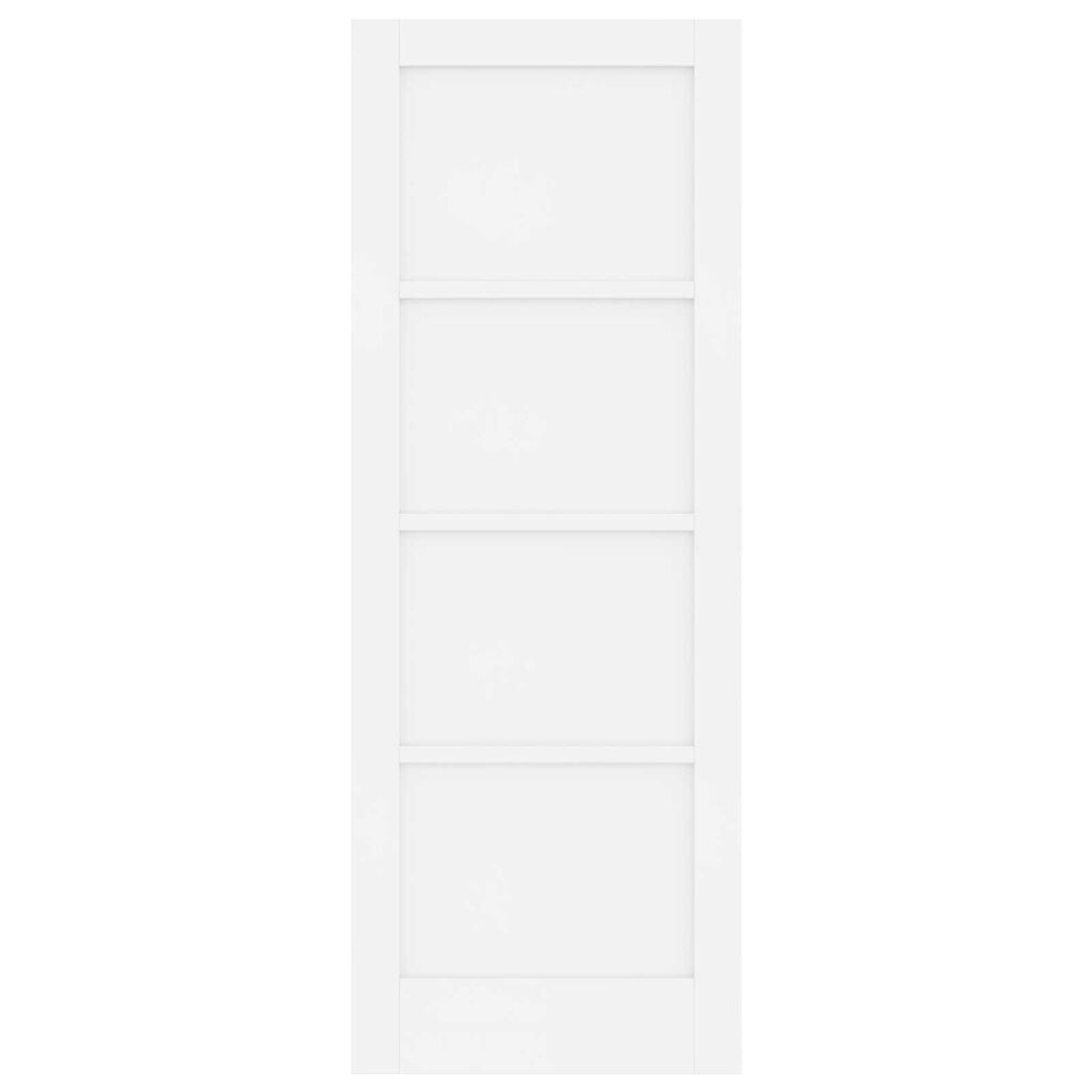 vidaXL Εσωτερική Πόρτα "ORKDAL" Λευκή 73.5x198.5x4 cm Στερεού Ξύλου Πεύκου