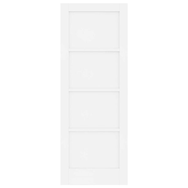vidaXL Εσωτερική Πόρτα "ORKDAL" Λευκή 73.5x198.5x4 cm Στερεού Ξύλου Πεύκου