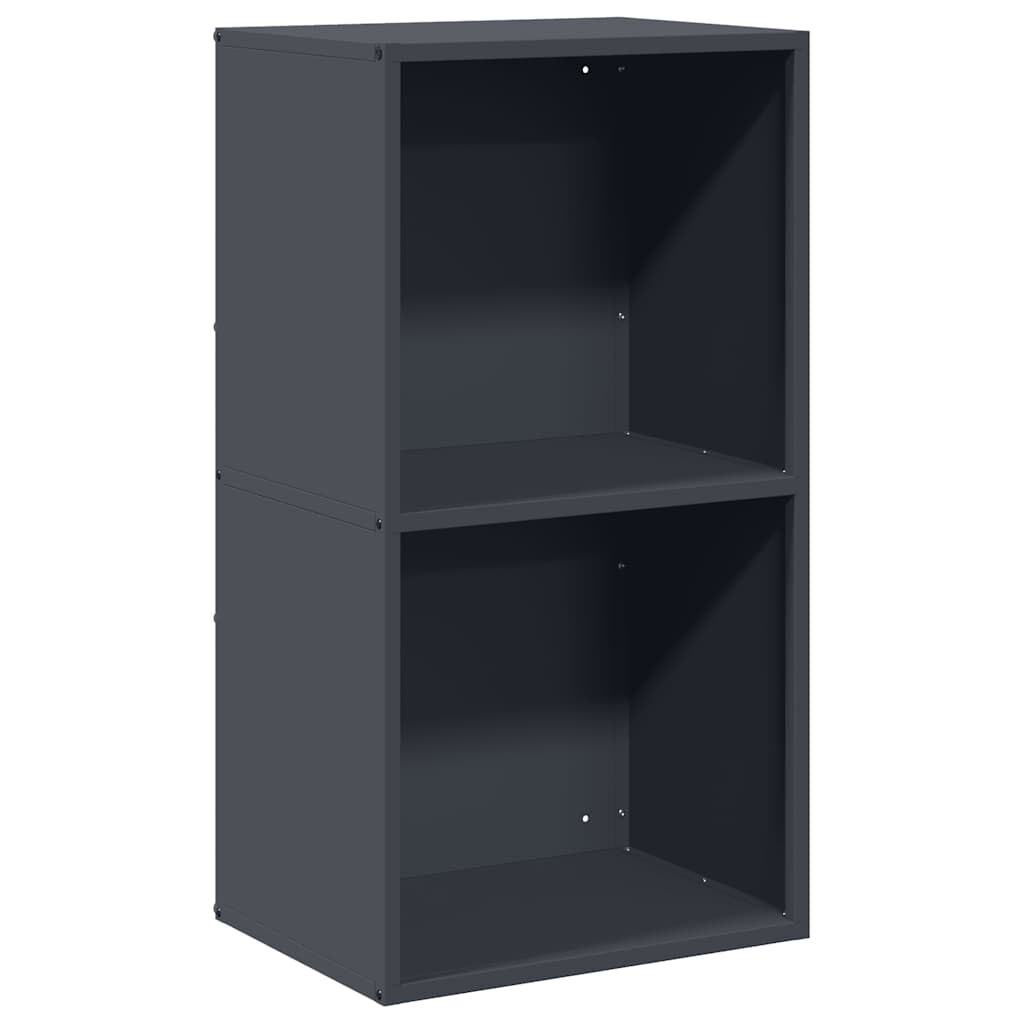 vidaXL Ράφι Καυσόξυλων Ανθρακί 40x30x75 εκ. Χάλυβας ψυχρής έλασης