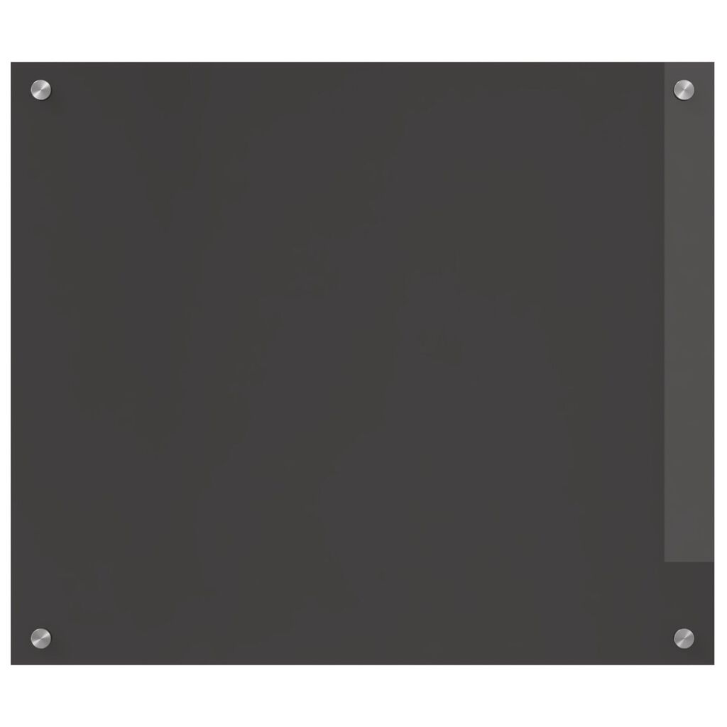 vidaXL Πίσω Τοίχος Κουζίνας Σκούρο Γκρι 70x60x0,6 εκ Σκληρυμένο Γυαλί