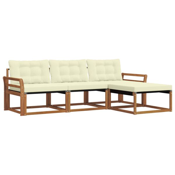 vidaXL &Sigma;&epsilon;&iota;&rho;ά &Kappa;&alpha;&nu;&alpha;&pi;έ &Epsilon;&xi;&omega;&tau;&epsilon;&rho;&iota;&kappa;&omicron;ύ &mu;&epsilon; &mu;&alpha;&xi;&iota;&lambda;ά&rho;&iota; 4 pcs &Phi;&upsilon;&sigma;&iota;&kappa;ό &kappa;&alpha;&iota; &Kappa;&rho;έ&mu;&alpha;