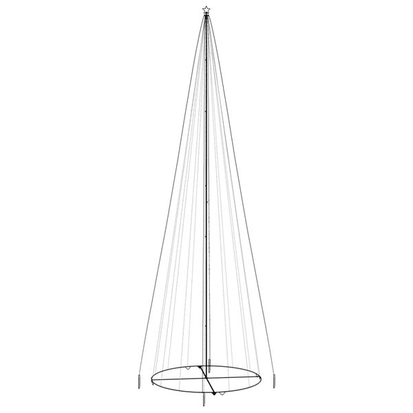 vidaXL Χριστουγεννιάτικο Δέντρο Κώνος 1134 LED Μπλε 230 x 800 εκ.