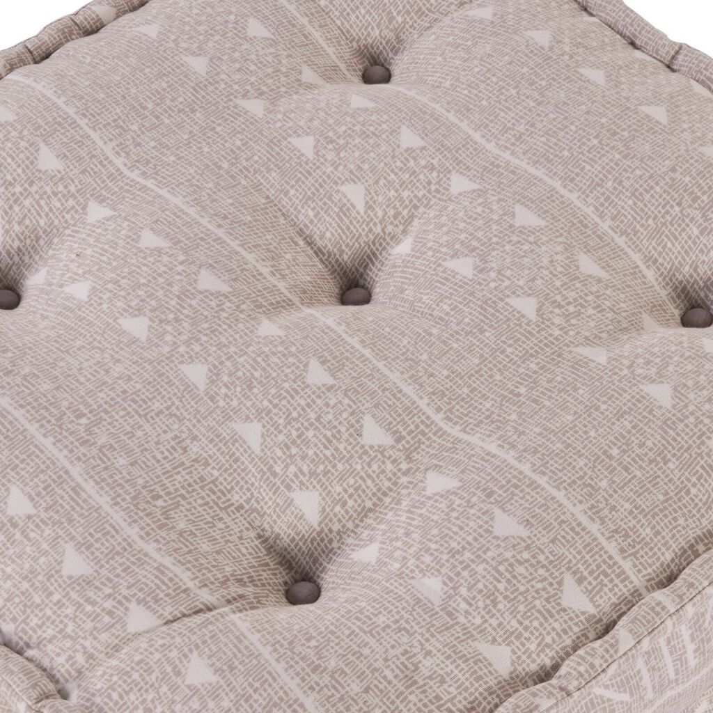 vidaXL Μοναδικός Πούφος Ανοιχτό Καφέ 70x70x36 Υφασμάτινος
