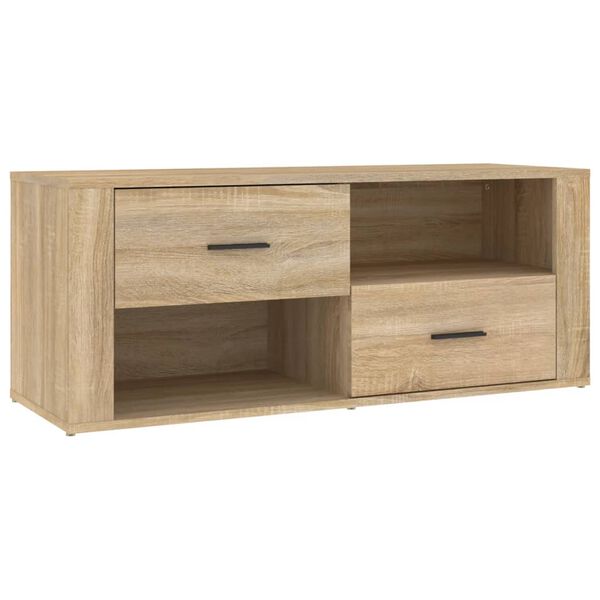 vidaXL Έπιπλο Τηλεόρασης Sonoma Δρυς 100x35x40 εκ. Επεξ. Ξύλο