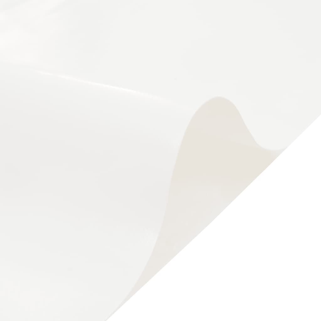 vidaXL Μουσαμάς Λευκός 3 x 5 μ. 650 γρ./μ²