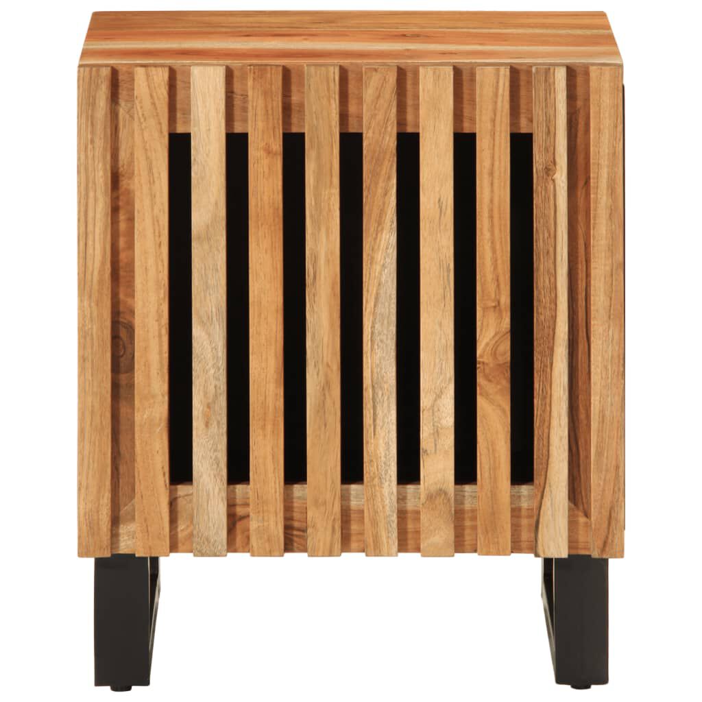 vidaXL Κομοδίνο 40 x 34 x 46 εκ. από Μασίφ Ξύλο Ακακίας