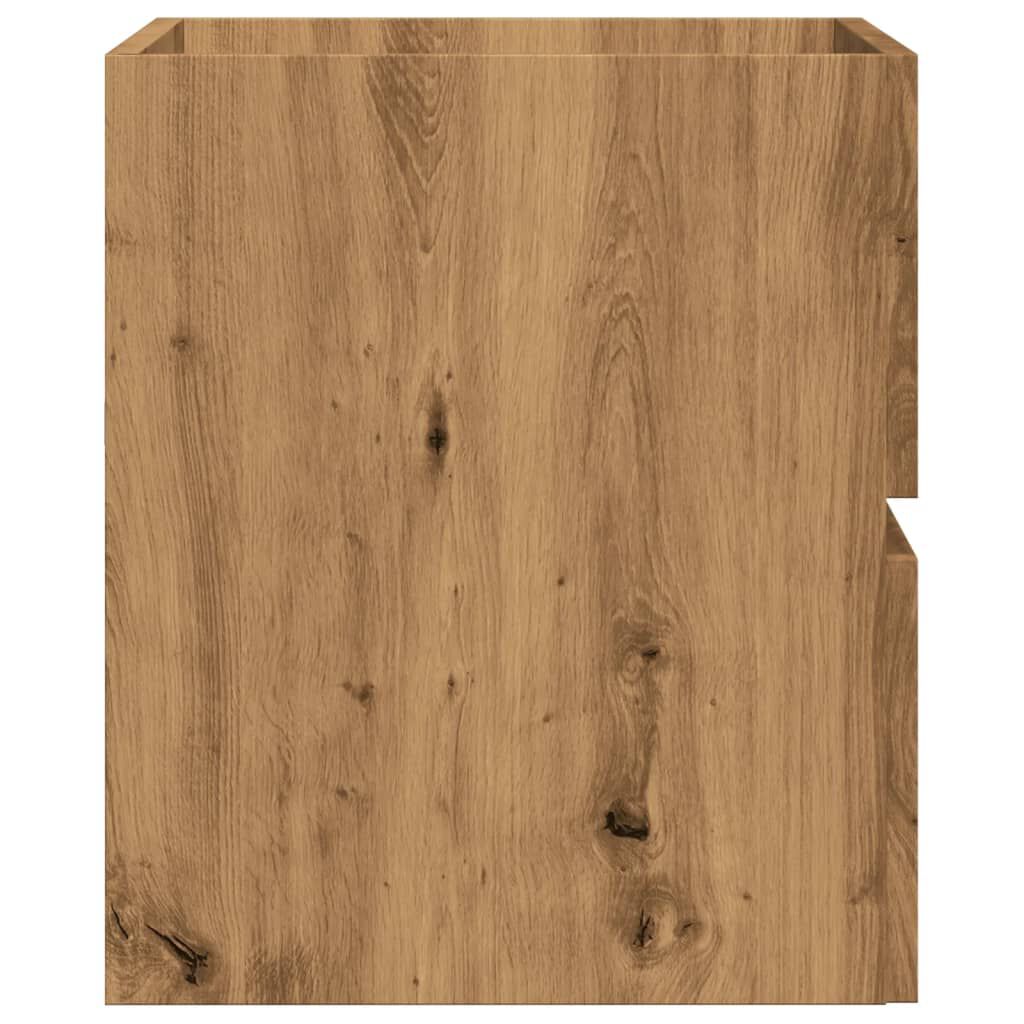 vidaXL Ντουλάπι Μπάνιου Αρτισιανή Δρυς 60x38,5x45 εκ. Επεξ. Ξύλο