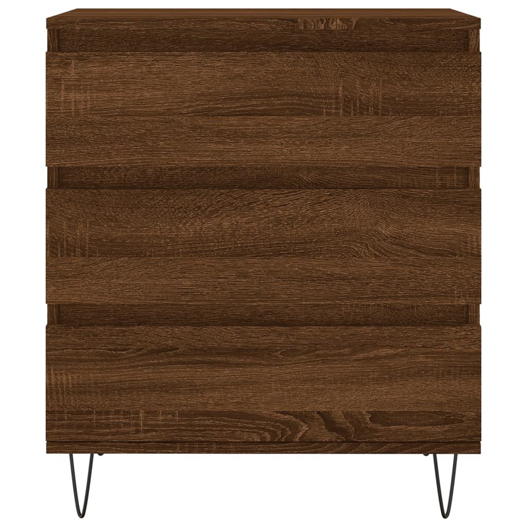 vidaXL Μπουφές Καφέ Δρυς 60x35x70 εκ. από Επεξεργασμένο Ξύλο