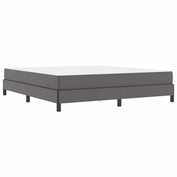 vidaXL Κρεβάτι Άλλο Γκρι 180 x 200 cm Τεχνητό δέρμα