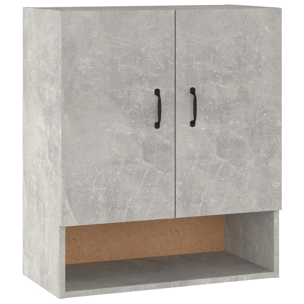 vidaXL Ντουλάπι Τοίχου Γκρι Σκυρ. 60x31x70 εκ. Επεξεργασμένο Ξύλο