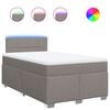 vidaXL &Kappa;&rho;&epsilon;&beta;ά&tau;&iota; Boxspring &mu;&epsilon; &Sigma;&tau;&rho;ώ&mu;&alpha; Taupe 120x190 &epsilon;&kappa;. &Upsilon;&phi;&alpha;&sigma;&mu;ά&tau;&iota;&nu;&omicron;