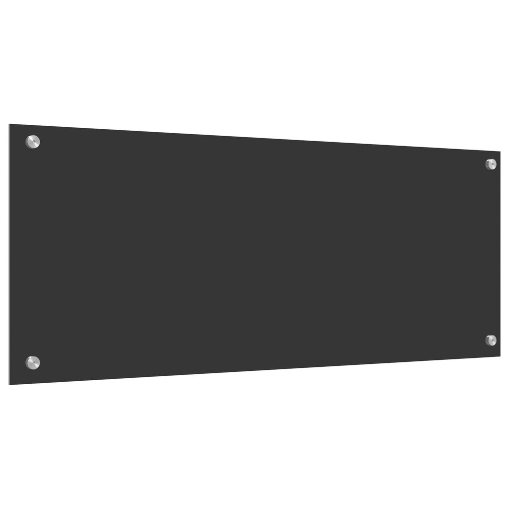 vidaXL Πλάκα Κουζίνας Σκούρο Γκρι 100x40x0,6 εκ Σκληρυμένο Γυαλί