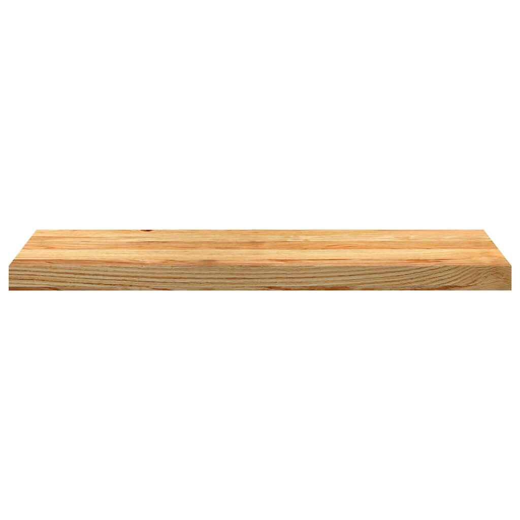 vidaXL Πατάκια Σκάλας 12 τεμ. Ανοιχτό Καφέ 80x25x2 cm Ξύλο Δρυός