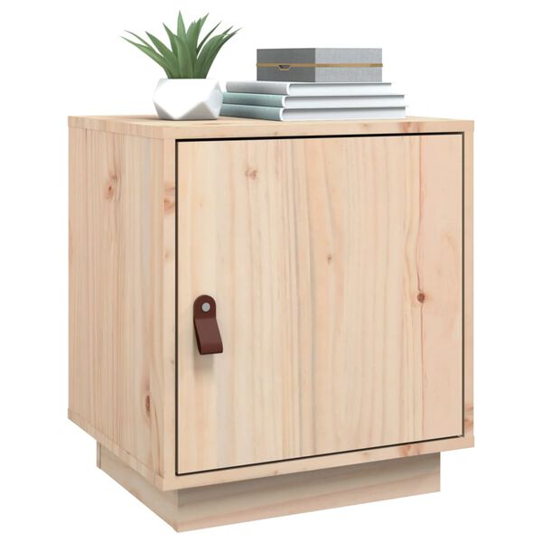 vidaXL Κομοδίνο 40 x 34 x 45 εκ. από Μασίφ Ξύλο Πεύκου