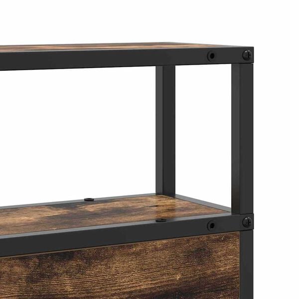 vidaXL Κεφαλάρι Αποθήκης Καπνιστή δρυς 140 cm Επεξεργασμένο ξύλο