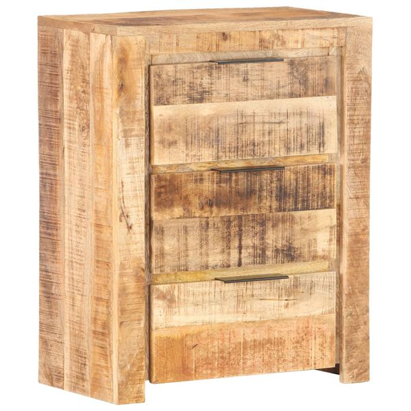 vidaXL Συρταριέρα 59 x 33 x 75 εκ. από Ακατέργαστο Ξύλο Μάνγκο
