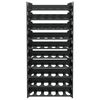 vidaXL Ραφιέρα Κρασιών Στοιβαζόμενη για 60 Μπουκάλια από Πολυπρ/λένιο