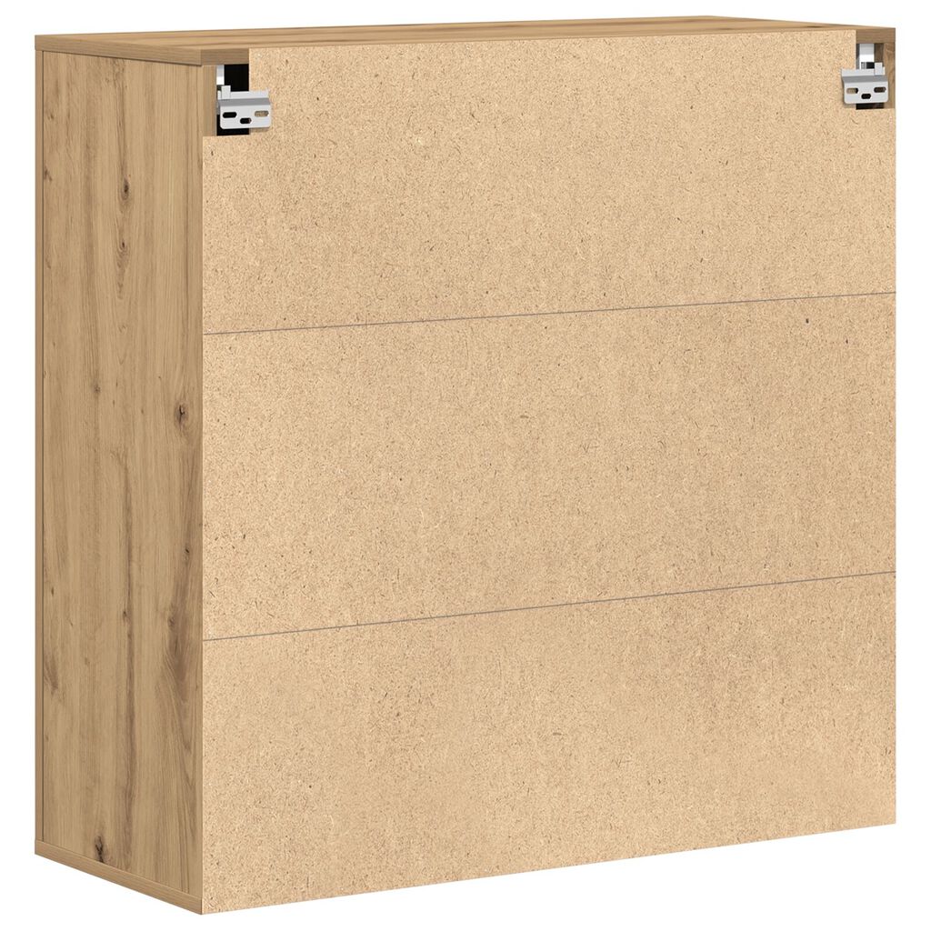 vidaXL Ντουλάπα Τοίχου Καλλιτεχνικού Δρυός 80x33x80 εκ. Μοριοσανίδα