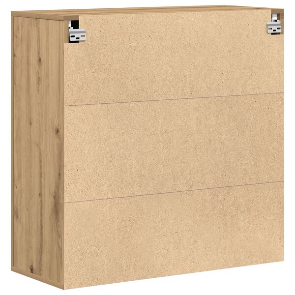 vidaXL Ντουλάπα Τοίχου Καλλιτεχνικού Δρυός 80x33x80 εκ. Μοριοσανίδα