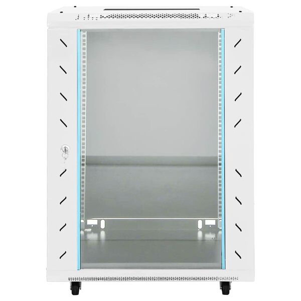 vidaXL Καμπίνα Δικτύου 15U 19" IP20 Γκρι 60x45x86 εκ.