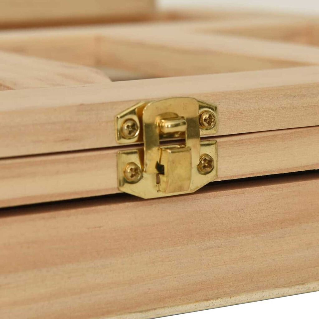 vidaXL Καβαλέτο Επιτραπέζιο Συρτάρι 33,5x25,5x7 εκ. Μασίφ Ξύλο Πεύκου