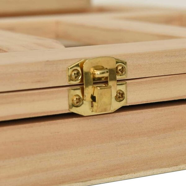 vidaXL Καβαλέτο Επιτραπέζιο Συρτάρι 33,5x25,5x7 εκ. Μασίφ Ξύλο Πεύκου