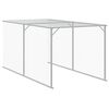 vidaXL Κοτέτσι με Περίβολο Αν. Γκρι 110x609x110 εκ. Γαλβαν. Χάλυβας