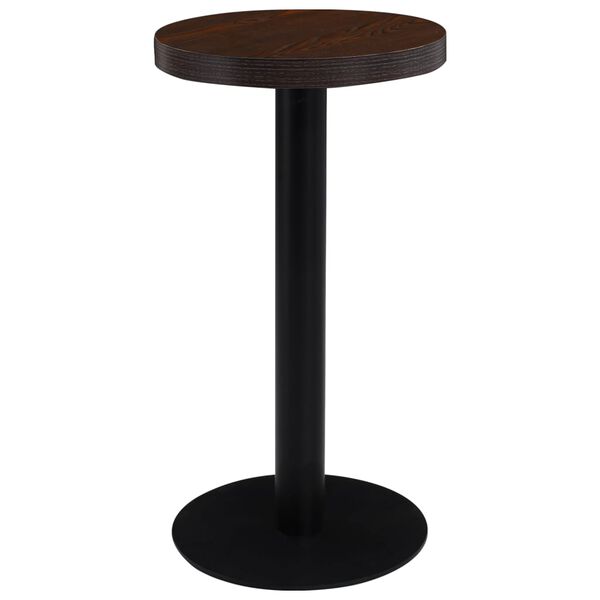 vidaXL Τραπέζι Bistro Σκούρο Καφέ 40 εκ. από MDF