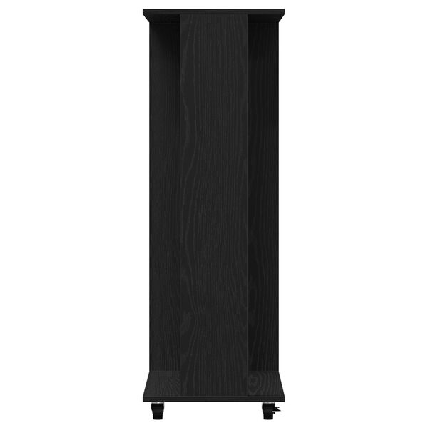 vidaXL Ντουλάπα Μαύρη δρυς 102 x 38 x 110 εκ. Επεξεργασμένο ξύλο