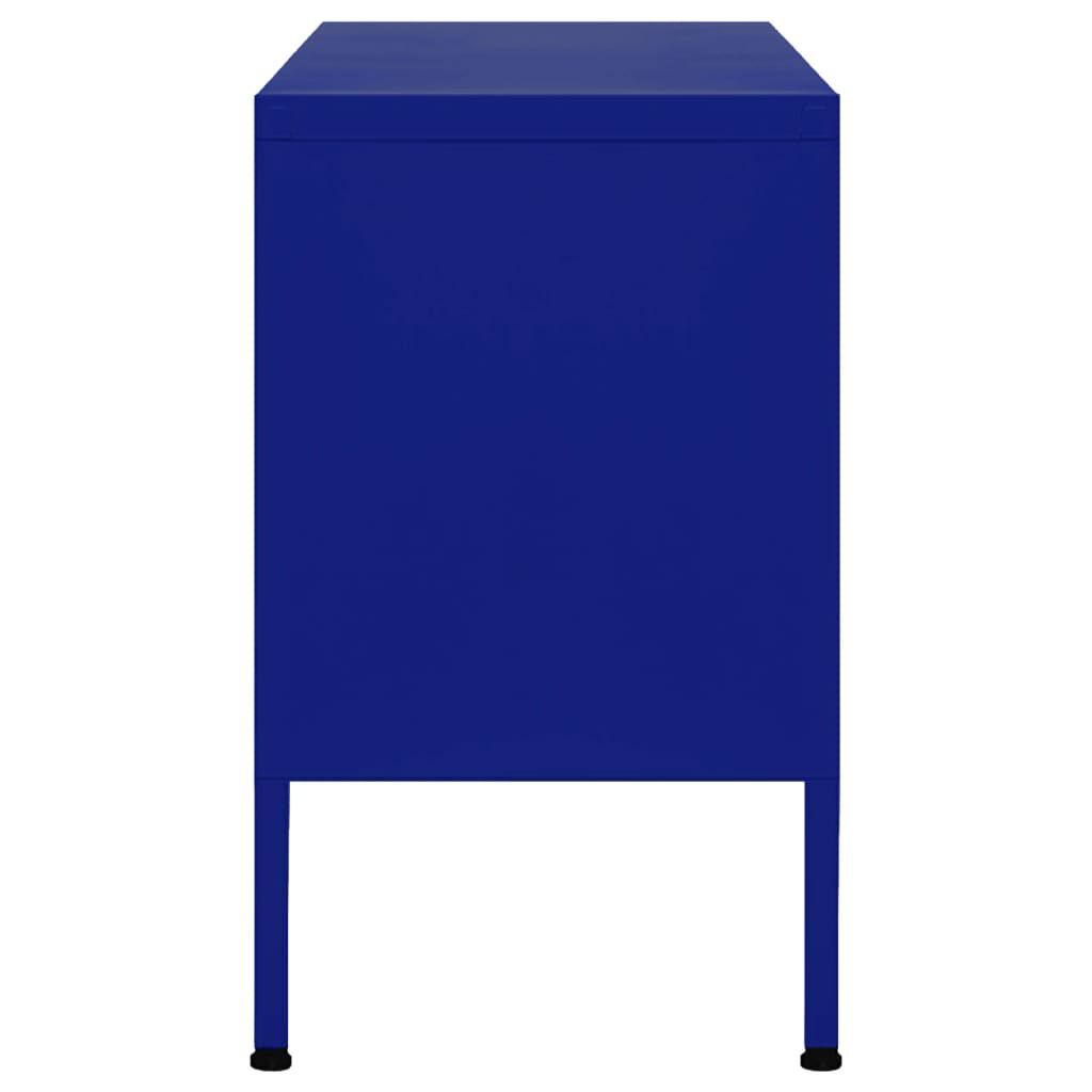 vidaXL Έπιπλο Τηλεόρασης Ναυτικό Μπλε 105x35x50 εκ. από Ατσάλι