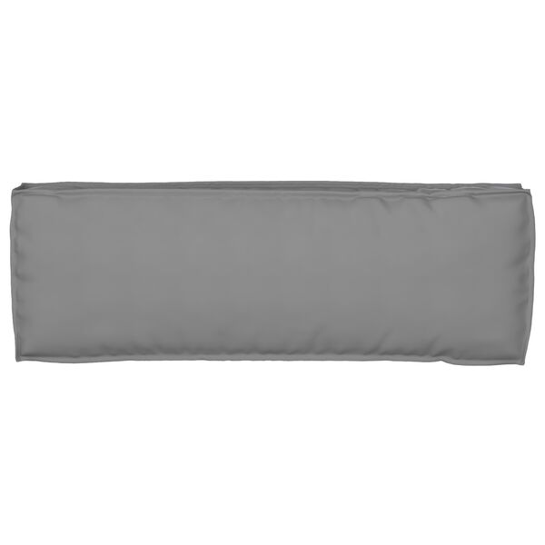 vidaXL Μαξιλάρι παλέτας για πάγκο Γκρι 120 x 40 x 8 εκ Ύφασμα Oxford