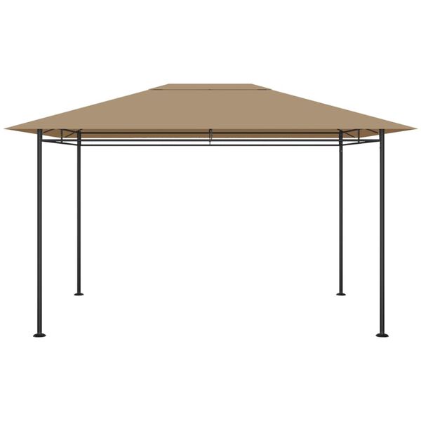 vidaXL Κιόσκι Taupe 384x281x270 εκ. 180 γρ./μ²